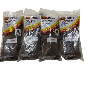 Caron Rug Yarn Brown Latch Hook 4 packs